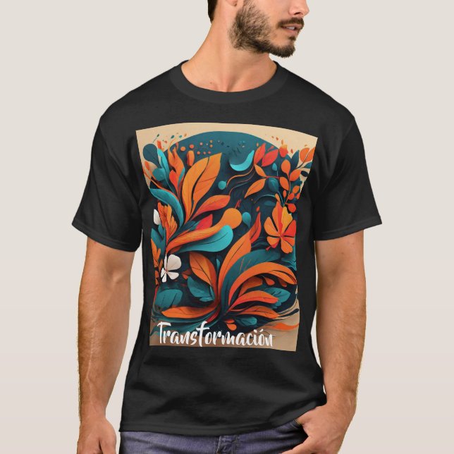 Camiseta Hombre Arte Simbólico Transformación (Anverso)