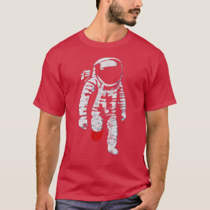 Camiseta Hombre astronauta espacial, traje espacial, Geek e