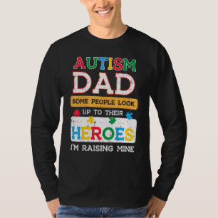 Camiseta Hombre Autismo Papá Héroes Estoy Creando Concienci