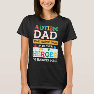 Camiseta Hombre Autismo Papá Héroes Estoy Creando Concienci