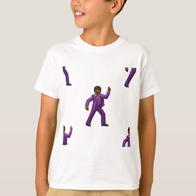 Camiseta Hombre bailando de emoji (Anverso)