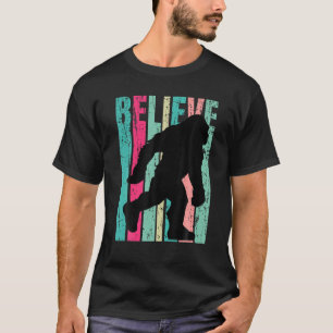 Camiseta Hombre Bigfoot Yeti Vintage Deteriorado Diversión 