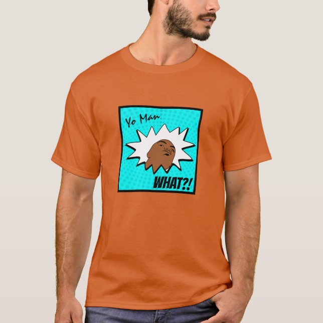 Camiseta Hombre blanco azul Yo Lo que quieres son los cómic (Anverso)