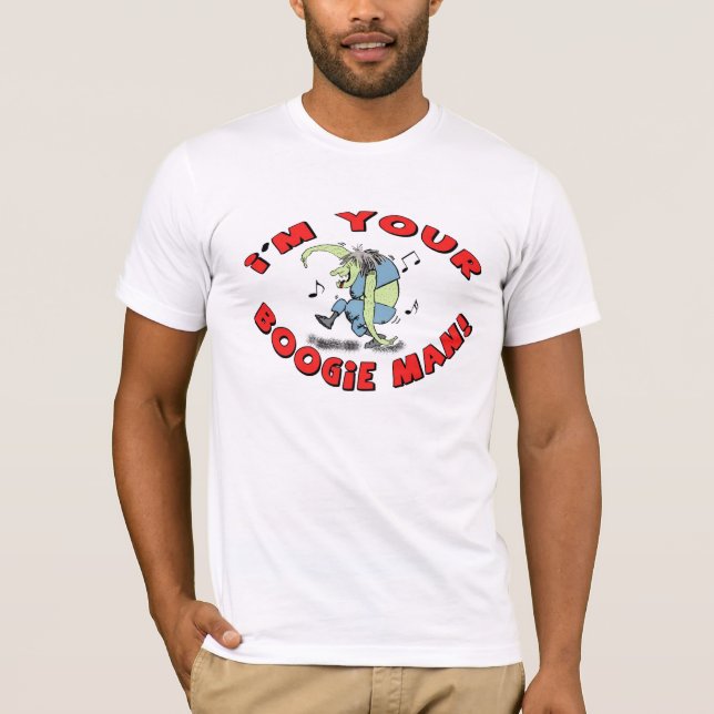 Camiseta ¡Hombre Boogie! (Anverso)