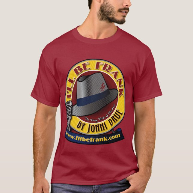 Camiseta Hombre Borgoña seré Frank T-Shirt (Anverso)