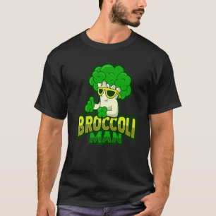 Camiseta Hombre Brócoli Juego de Palabras para Comida Vegan