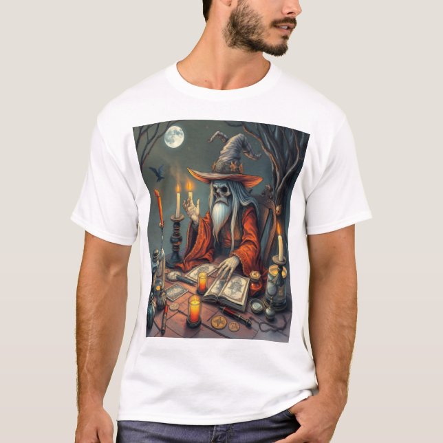 Camiseta Hombre brujo mágico (Anverso)