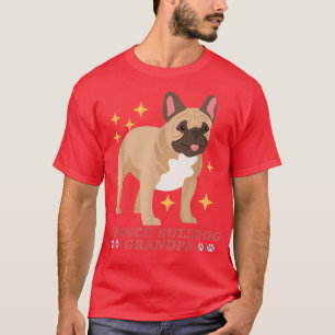 Camiseta Hombre Bulldog francés Abuelo Dueño de Perro Bull