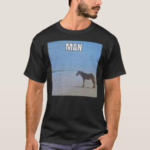 Camiseta Hombre Caballo por Pegatina de Ocean Meme