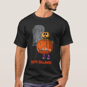 Camiseta Hombre calabaza Tombstone Halloween Funny 