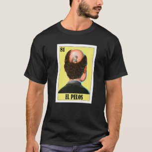 Camiseta Hombre calvo mexicano El Pelos 1