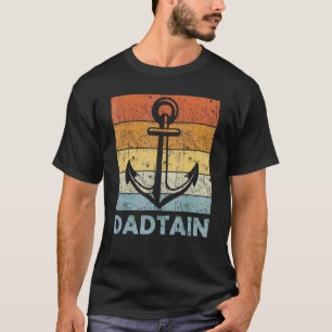 Camiseta Hombre: Capitán papá, hombre, mito, papá, barco de