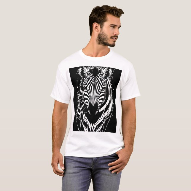 Camiseta Hombre cebra (Anverso completo)