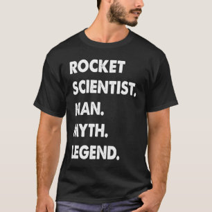 Camiseta Hombre científico de cohetes mito leyenda