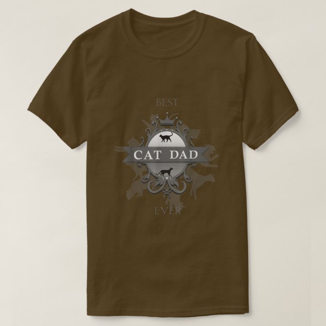 Camiseta Hombre clásico mejor padre de gato dulce de todos  (Diseño del anverso)