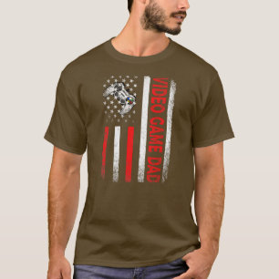 Camiseta Hombre clásico Retro juego de video bandera estado