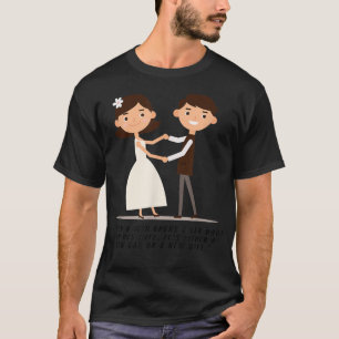 Camiseta Hombre Coche ParejaRegalo de Bodas para Bride Squa