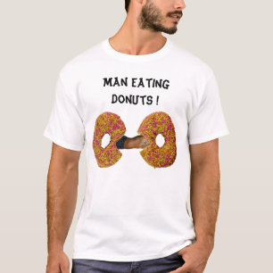 Camiseta ¡Hombre comiendo donas!
