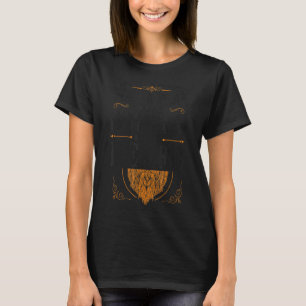 Camiseta Hombre con barba barba barba jengibre barba no sie