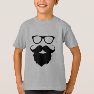 Camiseta Hombre con barba divertida totalmente crecida