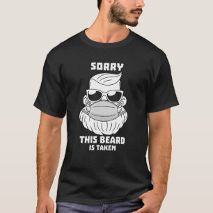 Camiseta Hombre Con Barba En Máscara Perdona Que Esta Barba