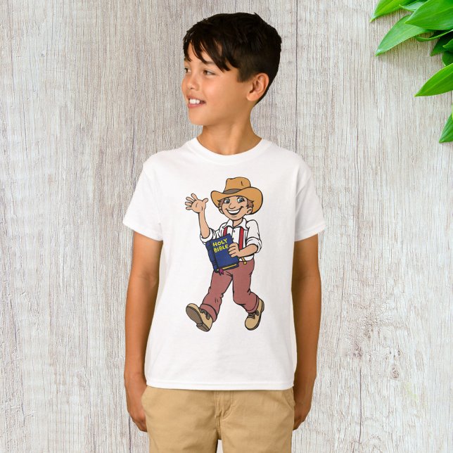 Camiseta Hombre Con Biblia (Subido por el creador)