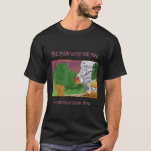 Camiseta Hombre con la siesta de arte del campo vitivinícol