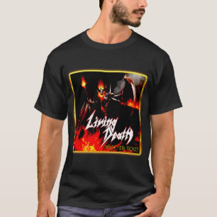 Camiseta Hombre con llama de banda de Heavy Metal