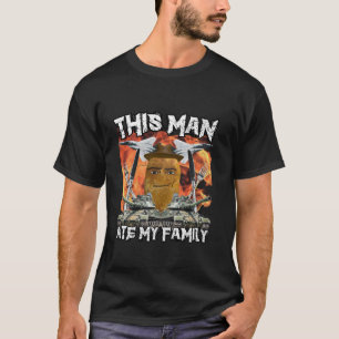 Camiseta Hombre Con Nugget De Pollo Se Enfrenta A Cowboy Me