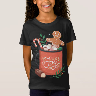 Camiseta Hombre con pan de jengibre de cacao caliente y ale