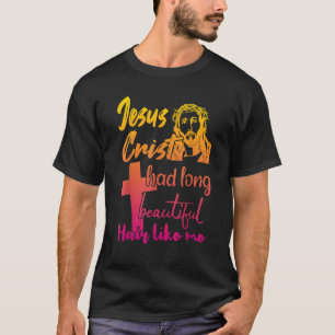 Camiseta Hombre con pelo largo