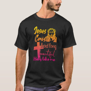 Camiseta Hombre con pelo largo 2