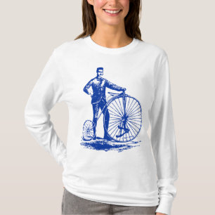 Camiseta Hombre con Penny Farthing - Armada