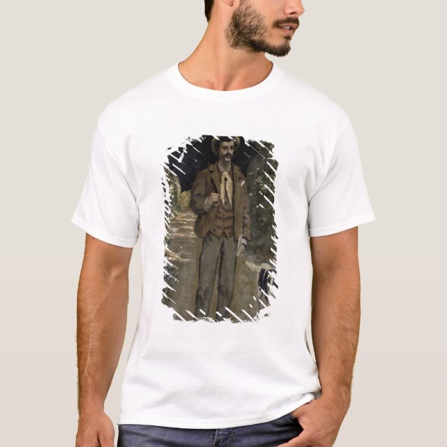 Camiseta Hombre con un paraguas, c.1868-69 de Claude Monet (Anverso)
