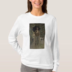 Camiseta Hombre con un paraguas, c.1868-69 de Claude Monet