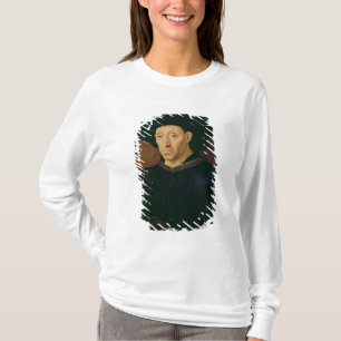 Camiseta Hombre con un vidrio de vino