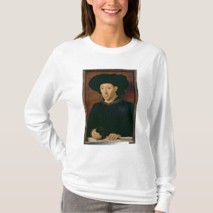Camiseta Hombre con un vidrio de vino
