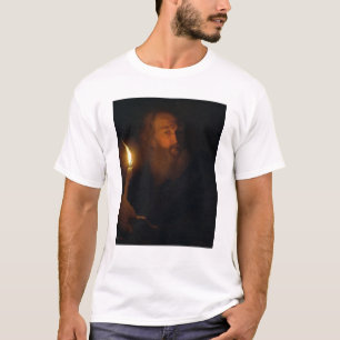 Camiseta Hombre con una vela