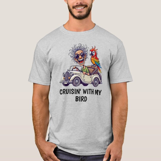 Camiseta Hombre Conduciendo (Anverso)