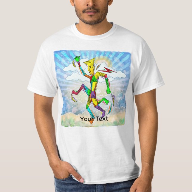 Camiseta Hombre Corriendo (Anverso)