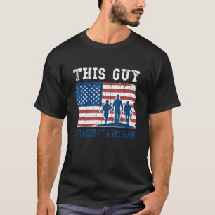 Camiseta Hombre Criado Por Un Veterano Día De Veteranos Org