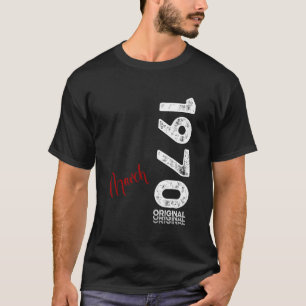 Camiseta Hombre Cumple 55 Años Original Marzo 1970 55 Años