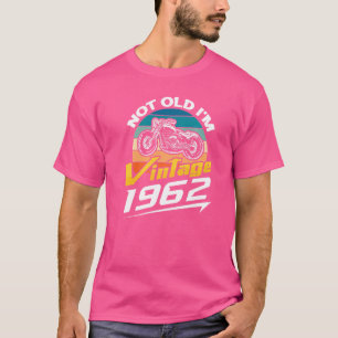Camiseta Hombre Cumpleaños 60 Hombre Leyenda Motocicleta