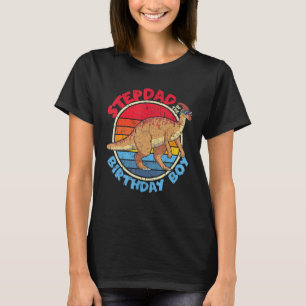 Camiseta Hombre Cumpleaños I Stepdad I Parasaurolophus I Fa