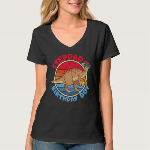 Camiseta Hombre Cumpleaños I Stepdad I Parasaurolophus I Fa