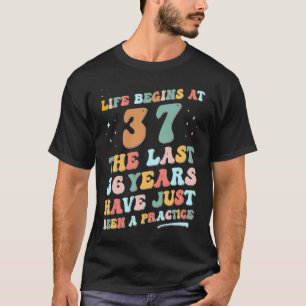 Camiseta Hombre de 37 años Mujer 2023 La vida en Groovy com