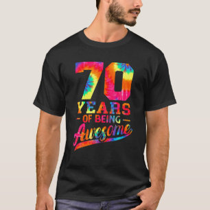 Camiseta Hombre de 70 años de edad asombroso tintes