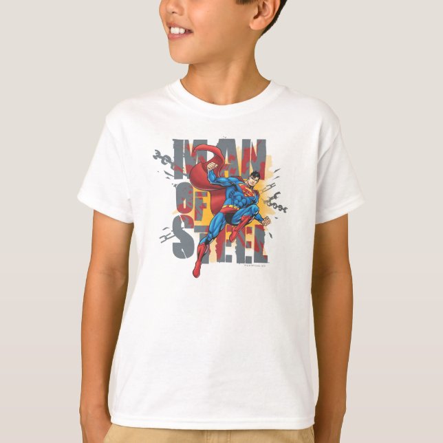 Camiseta Hombre de acero (Anverso)