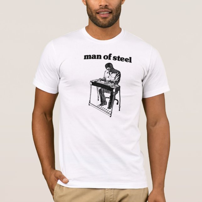 Camiseta Hombre de acero del pedal (Anverso)