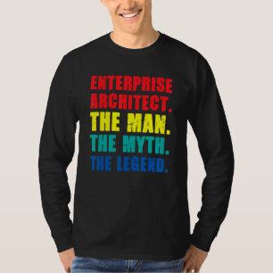 Camiseta Hombre de arquitecto empresarial Mito Leyenda Espe